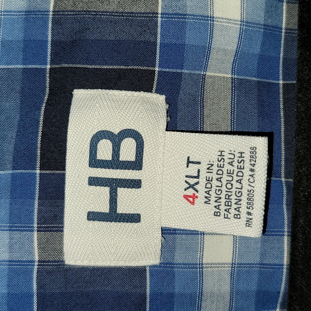 4XLT Harbor Bay Easy Care Sport Shirt.